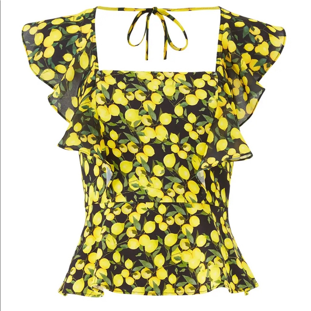 Lemon Jess Combo Top  - size Small